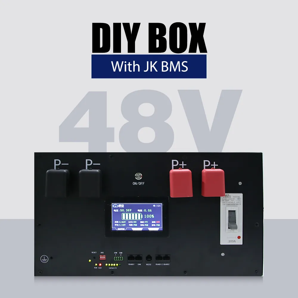 48V 300Ah DIY Batterie Box With 280Ah LiFePo4 Battery Case For Home ...