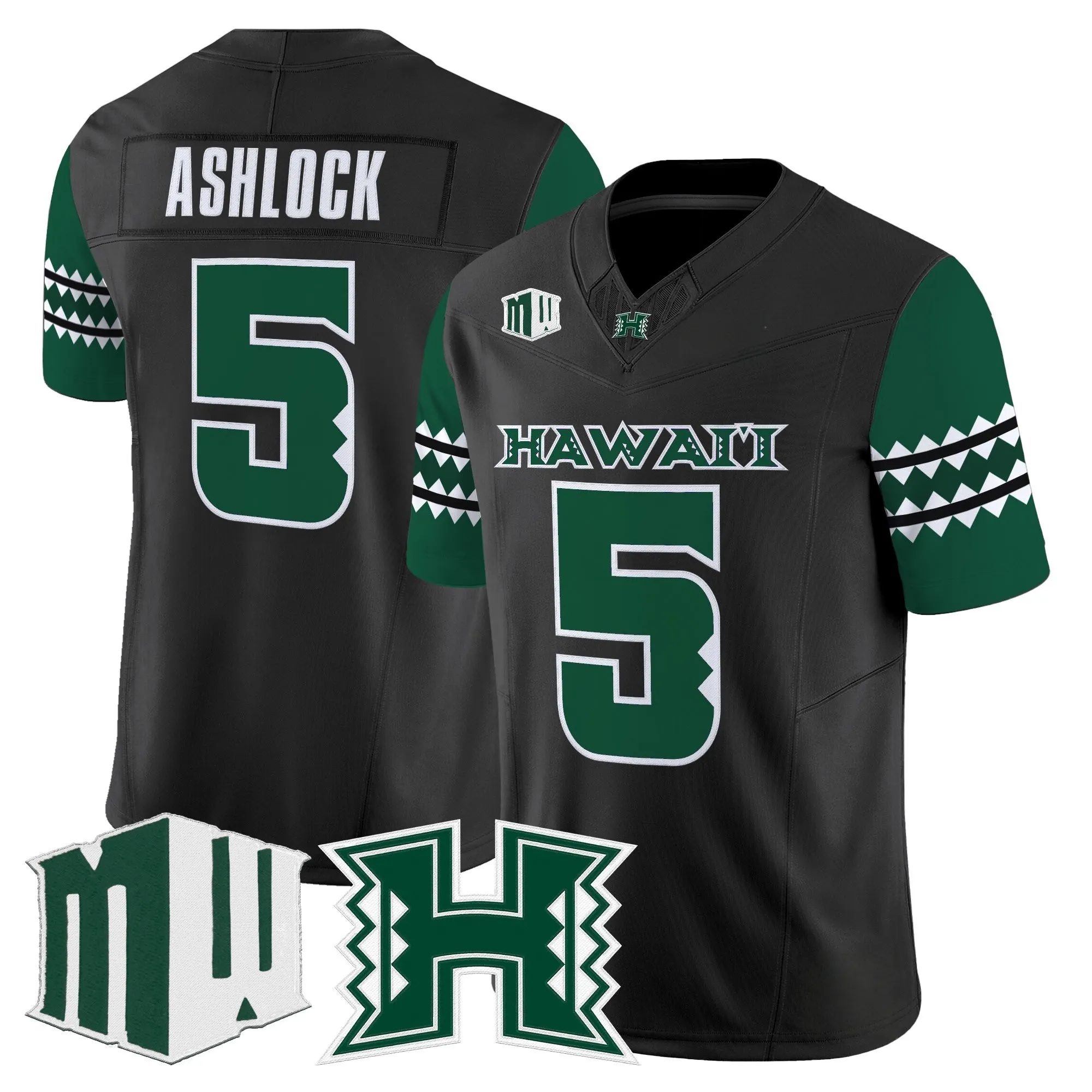 Custom S 6XL Hawaii Rainbow Warriors College From