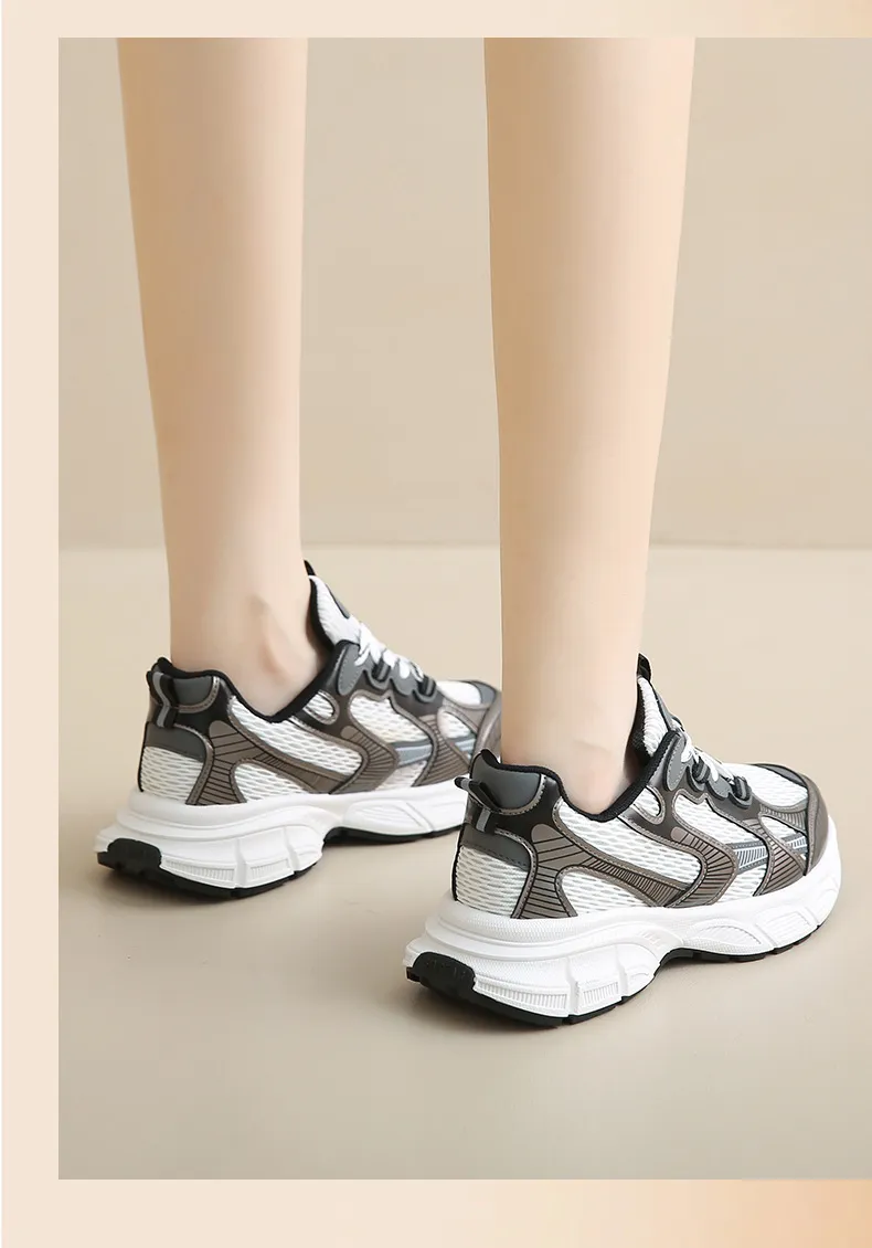 Vintage Women's Breathable Running Shoes Comfortable Trainers_voghion.com