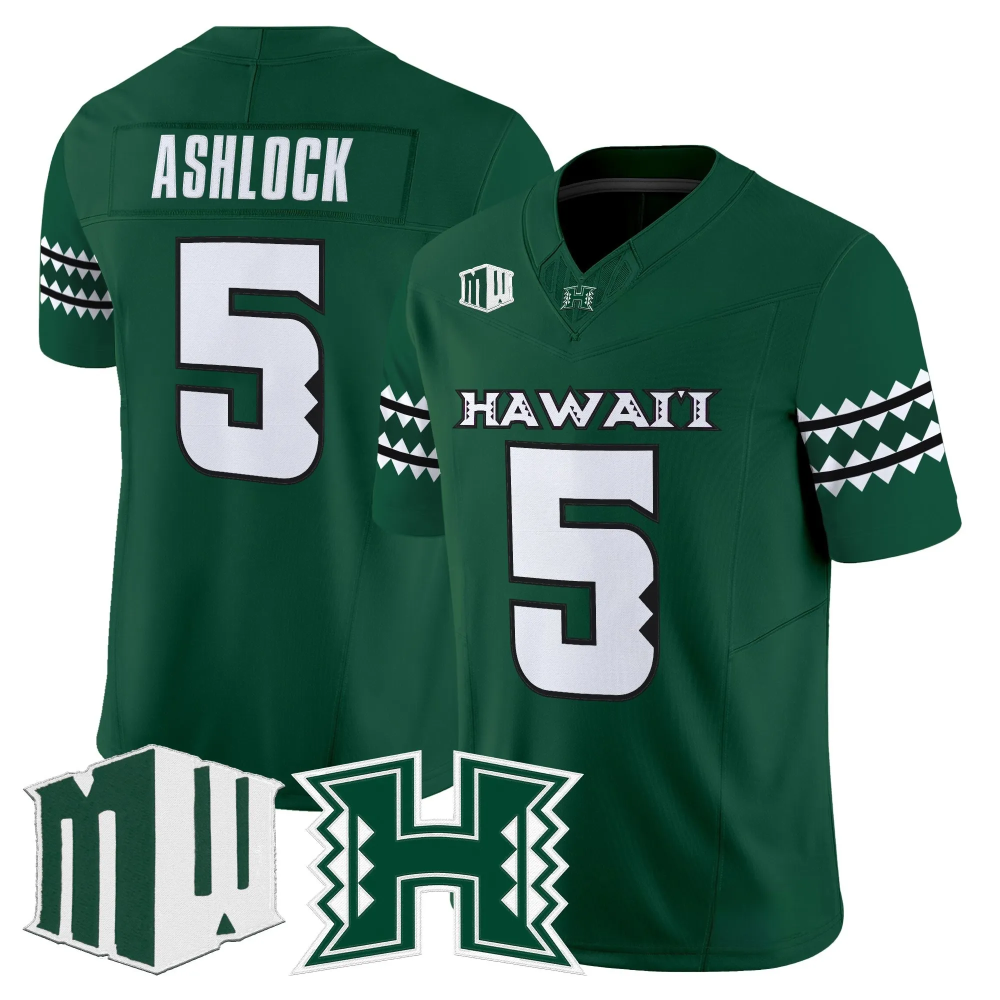Custom S 6XL Hawaii Rainbow Warriors College... From 
