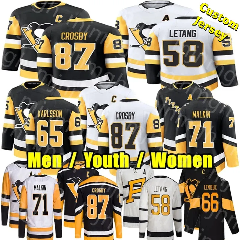 Crosby Youth Kris Letang Jersey Women's Fanatics Kris Letang Black