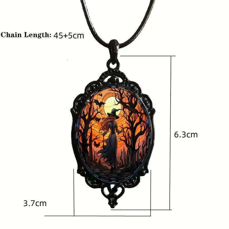 Shiyong Gothic Halloween Pendant Necklace_voghion.com