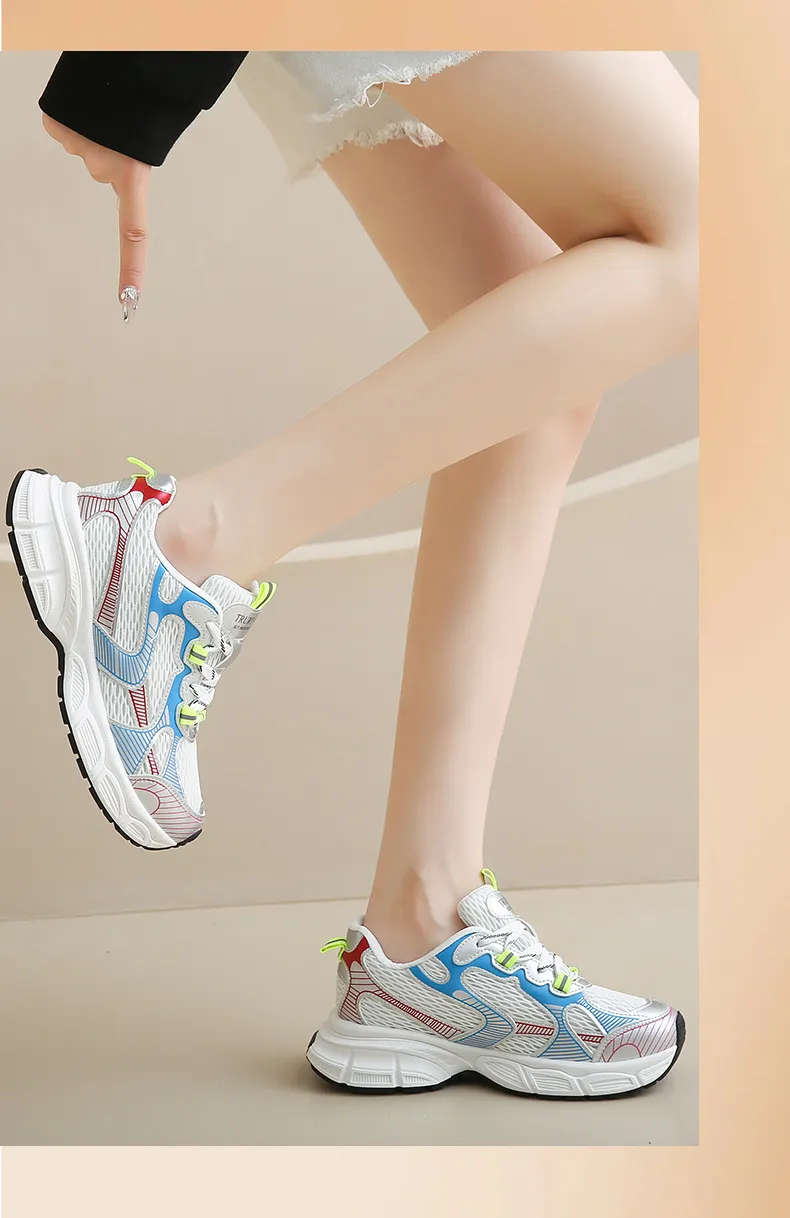 Vintage Women's Breathable Running Shoes Comfortable Trainers_voghion.com