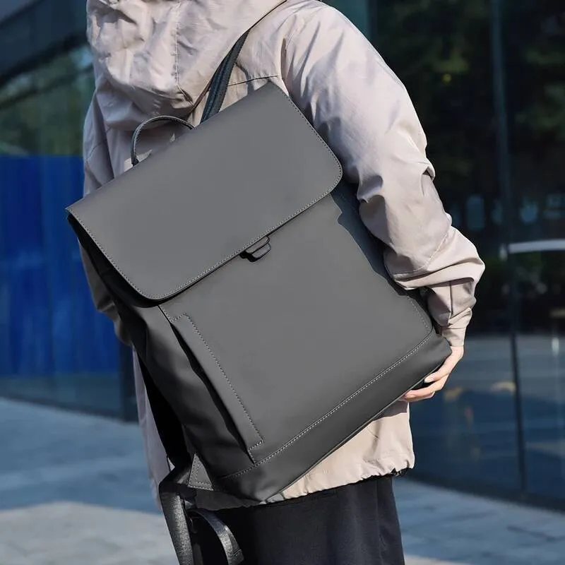 17 3 Inch Laptop Large Capac Adjustable Shoulder Strap Business Travel School Commuting Bag Smooth Backpack High_voghion.com