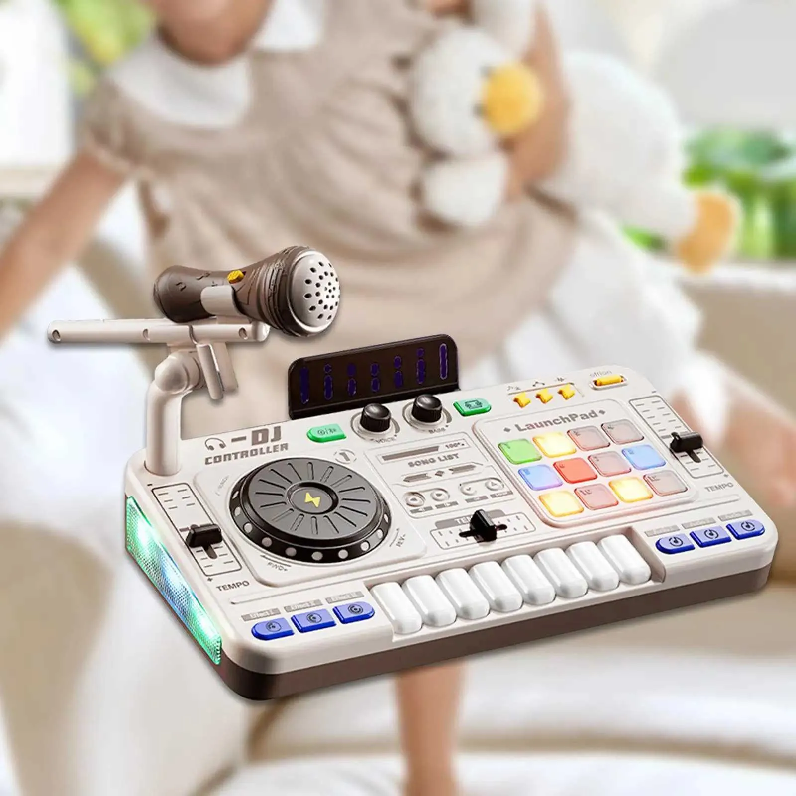 マイク内蔵キッズDJミキサーおもちゃ を￥2,097 | DHgate