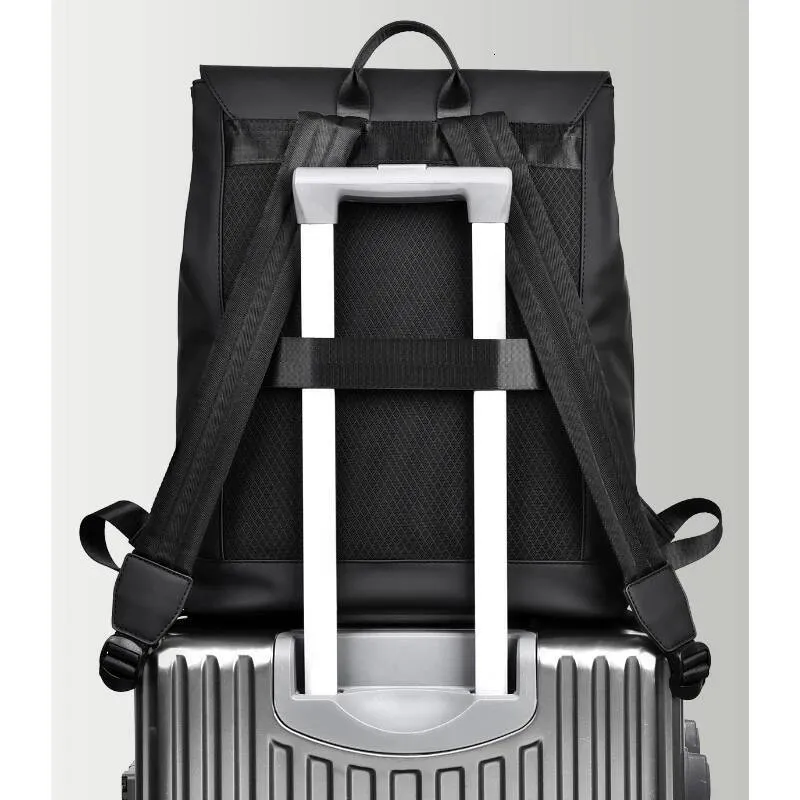 17 3 Inch Laptop Large Capac Adjustable Shoulder Strap Business Travel School Commuting Bag Smooth Backpack High_voghion.com
