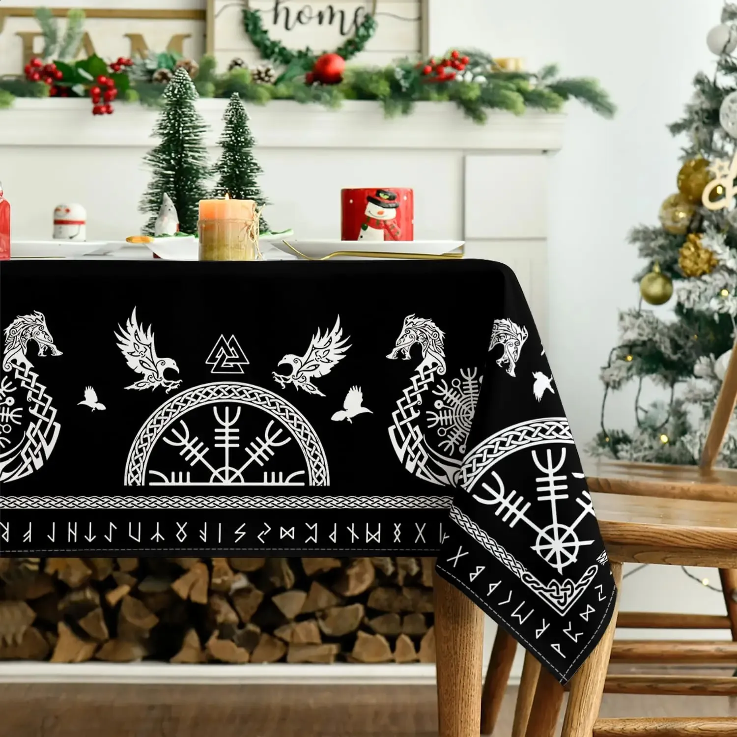 Casco De Cuervo Vikingo Negro De Asombro Rectángulo Impermeable Decoración  De La Fiesta Del Tablero Reutilizable Del Altar Del Altar De La Mesa  Decoración Del Tablero 250910 De 18,45 € | DHgate, image size:1500x1500