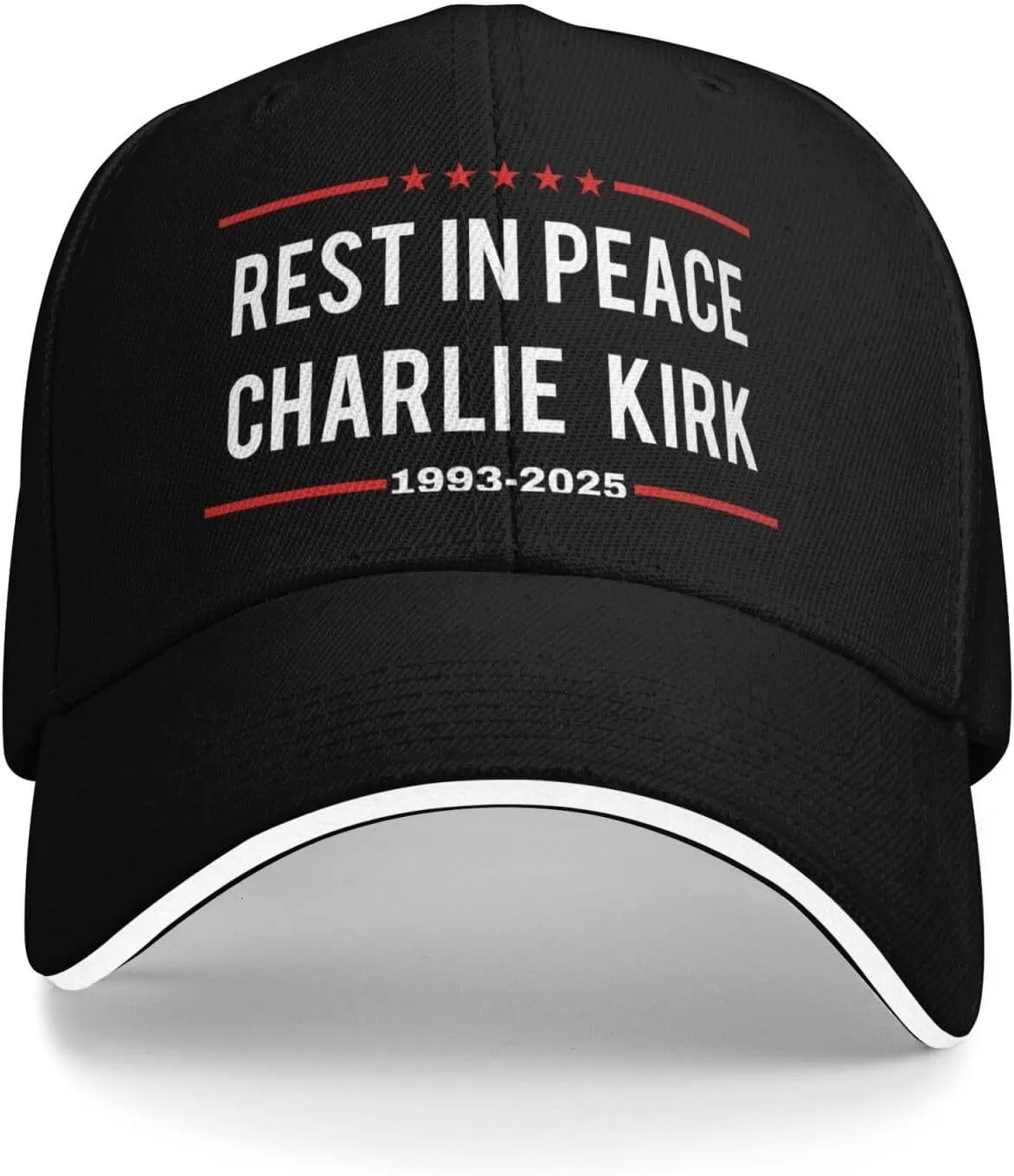 Rest in Peace Charlie Kirk Hats Republican Memorial Tribute 1993 2025 Baseball Cap