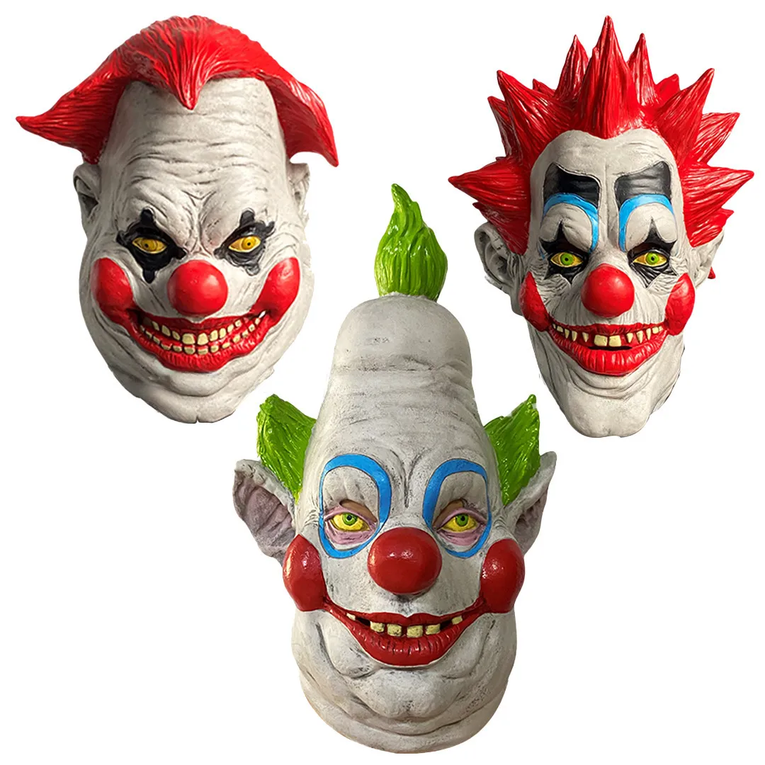Halloween Clown Scary Mask Horror Joker Mask Festival Cosplay Decorations Party Costume Props