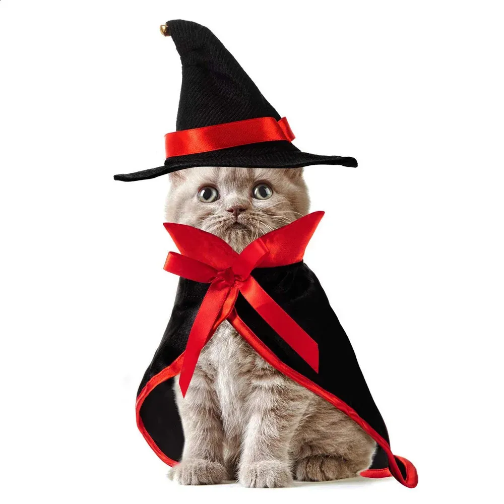 Halloween Katzenkostüm – Kürbis-Hut Für Haustiere, Verstellbar, Aus Weichem Plüsch