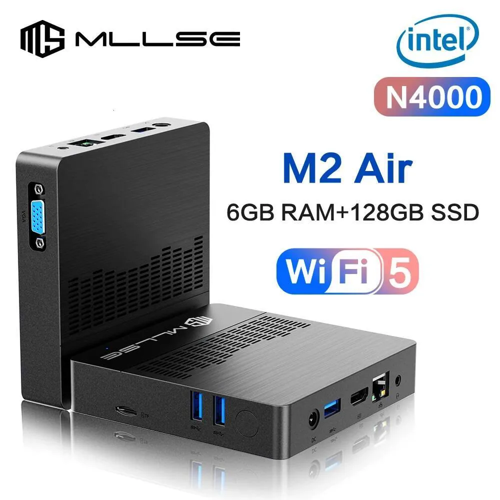 MLLSE MINI PC M2 AIR Intel Gemini Lake N4000 Intel Du $121.2