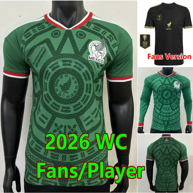Save Big on Bulk Mexico Gold Cup Jersey Mexico 2025 Gold Cup Soccer Jerseys  RAUL CHICHARITO 25 26 Fans Player Version Men 