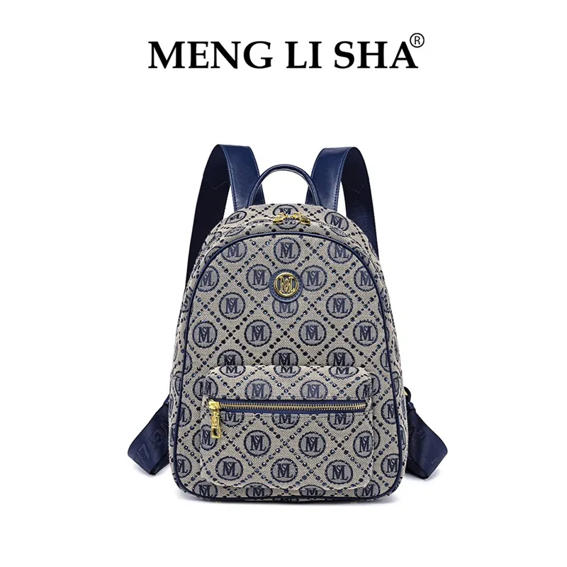 Small Designer Rucksack Designer bag small vintage satchel with zipper closure polyester PU ...
