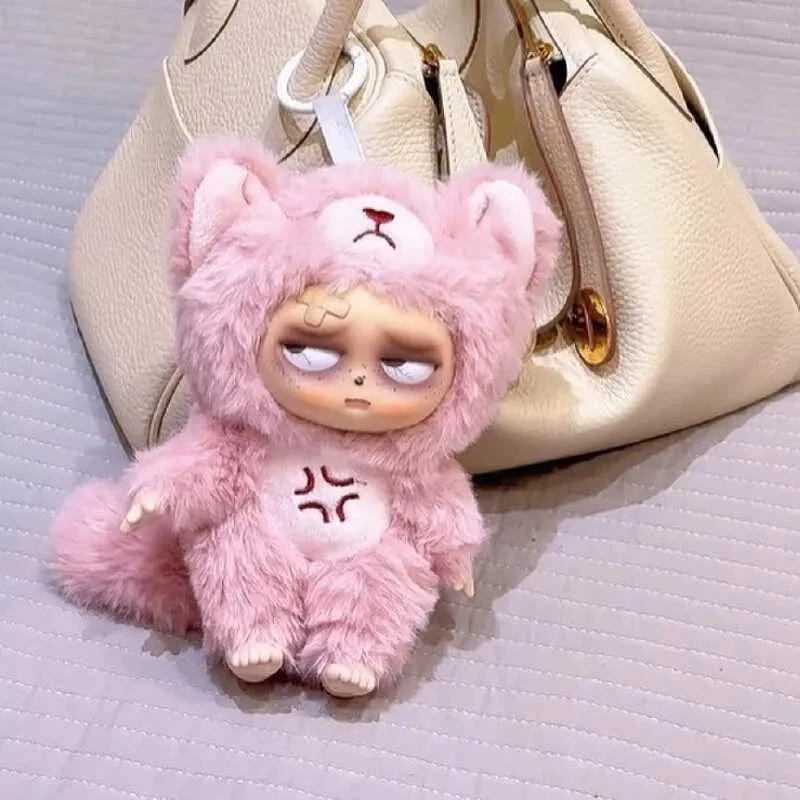 本物の眠れないグランピピ不眠症暴走赤ちゃんぬいぐるみ盲目の箱の装飾