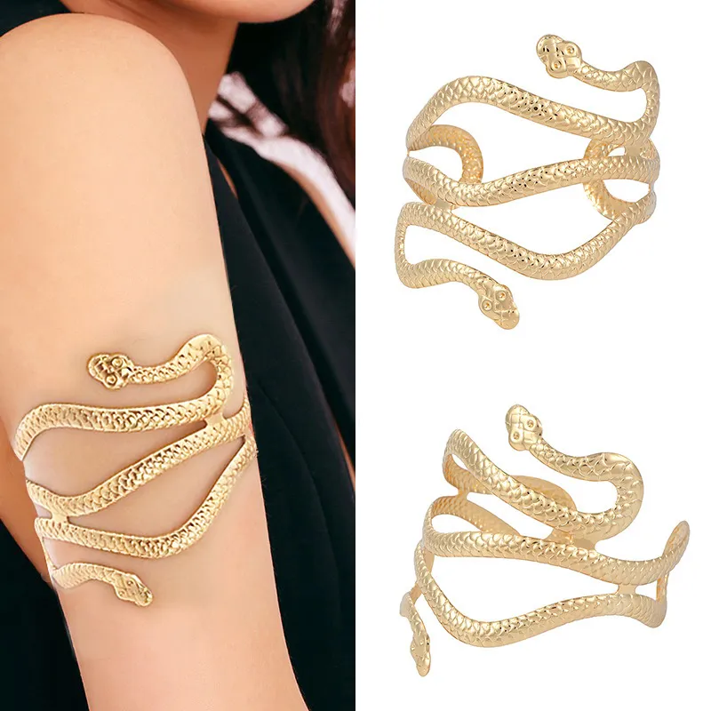 Braccialetti e braccialetti con polsini aperti a forma di serpente