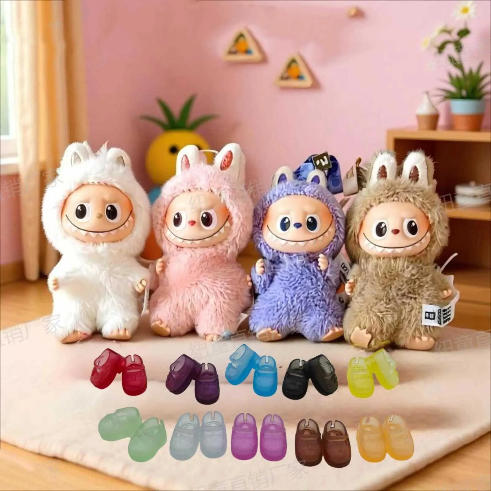Labubu 40 Monsters Pin Mary Jane Doll Mini Size For 10cm Love Series ...