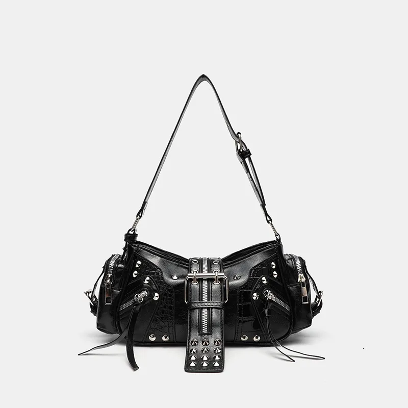 Mini Y2K Shoulder Bag for Men with Large Capacity Multi-pocket