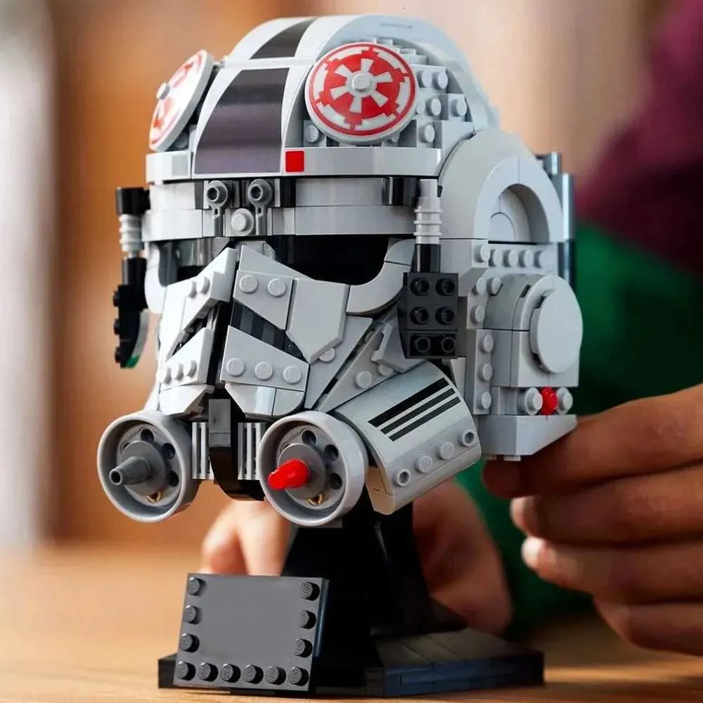 MOC ATAT Driver Helmet Building Blocks DIY Creative Assembly Model For ...