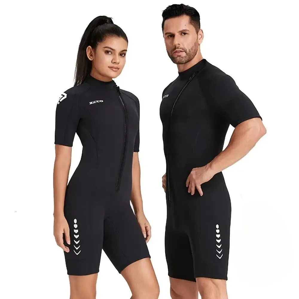 Wetsuits 3mm Neopren Kısa Kollu Sörf Mayo Erkekler Yi TL3