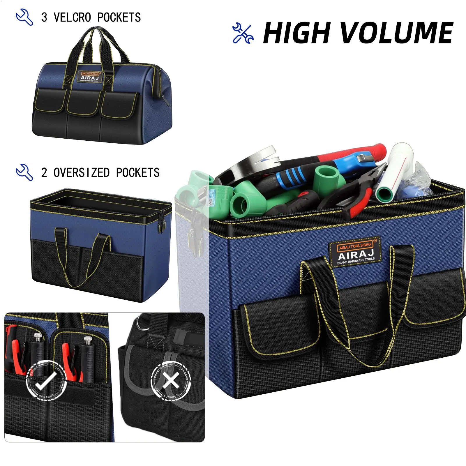 AIRAJ Multifunctional Electrician Tool Bags  From Qida07, Rs
