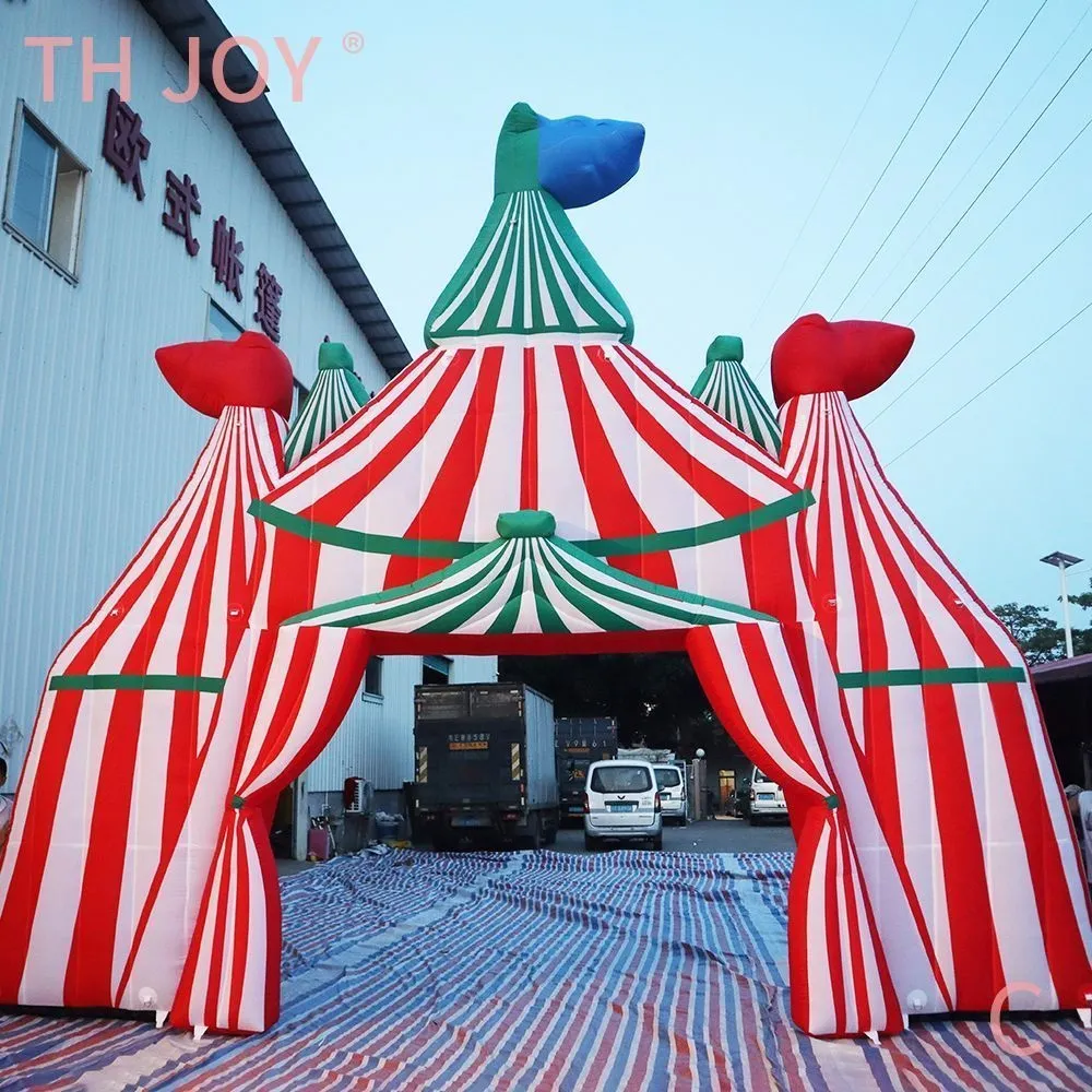 10mWx7mH 33x23ft inflatable clown archway for outdoor decoration and ...