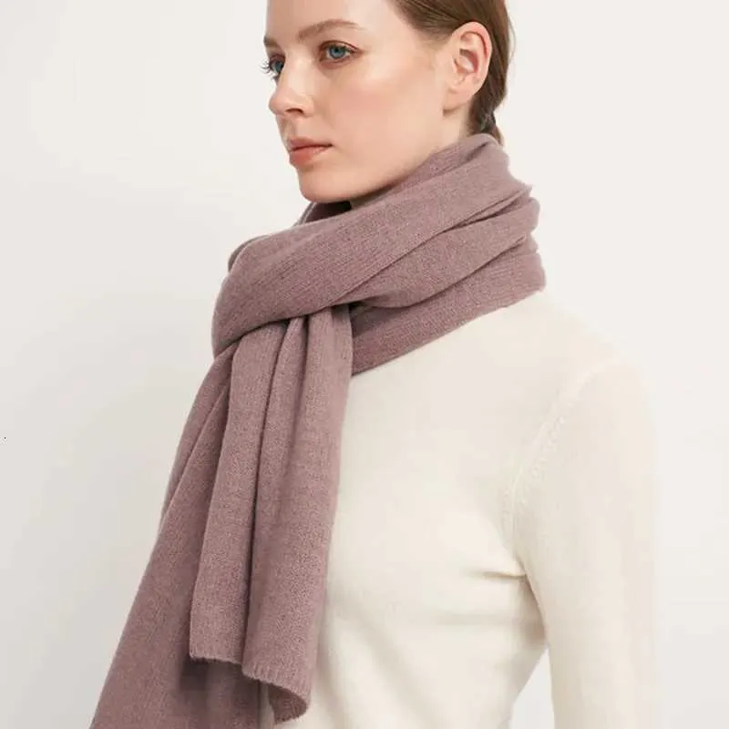 New Winter Scarf for Men and Women: Warm Cashmere Blend, Solid Color ...