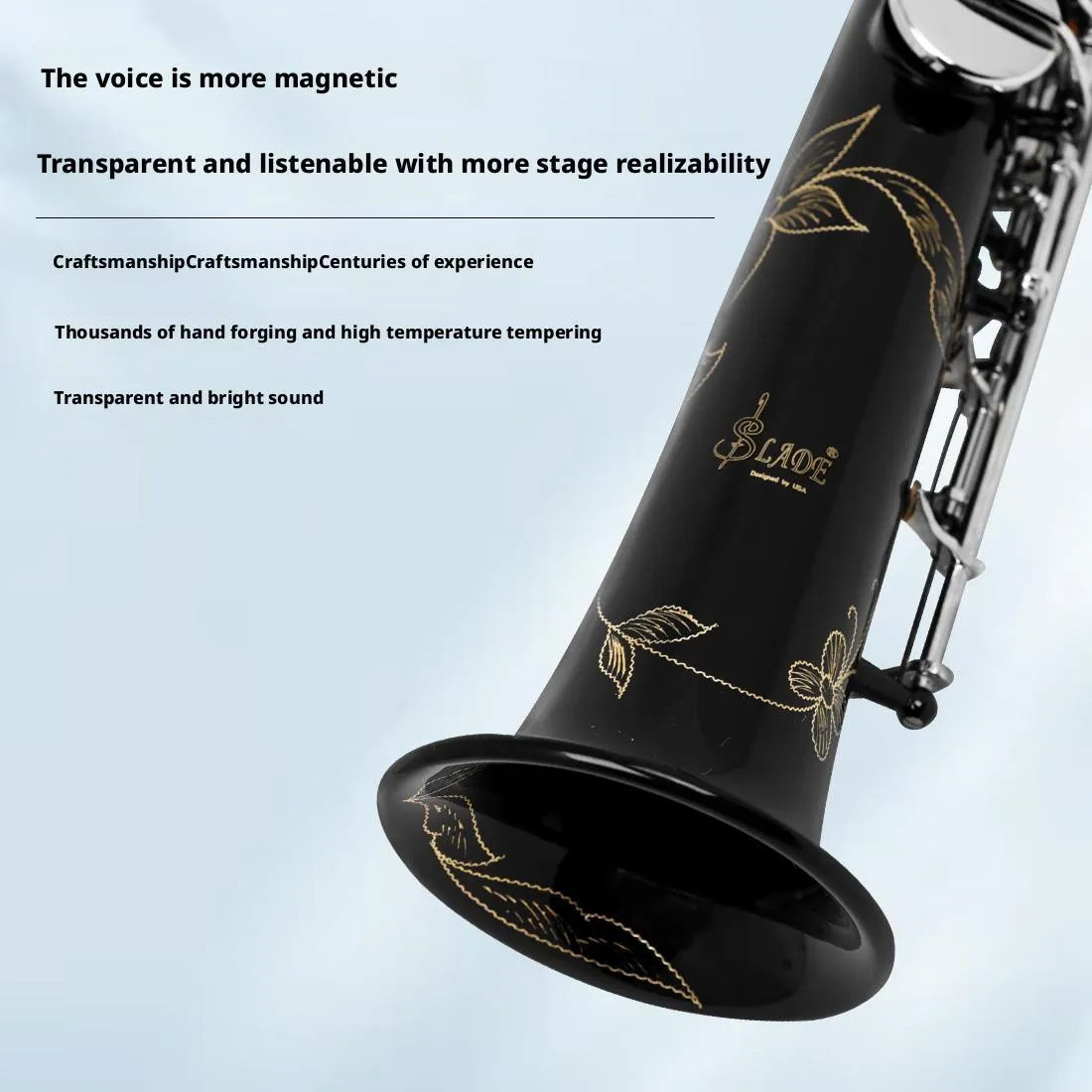 S LADE designed by USA soprano sax 【公式通販】