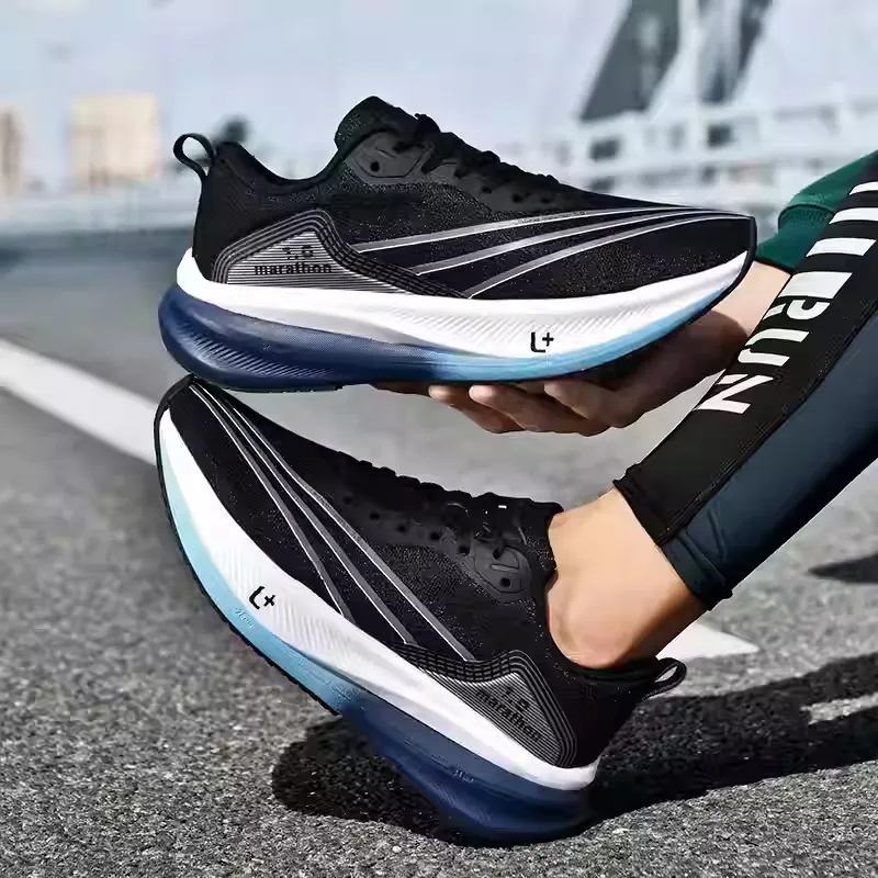 ONKE Running Women Autumn Lightweight Breathable Shock Absorption Mesh Sports Men Thick Bottom Non-slip Wear-resistant_voghion.com