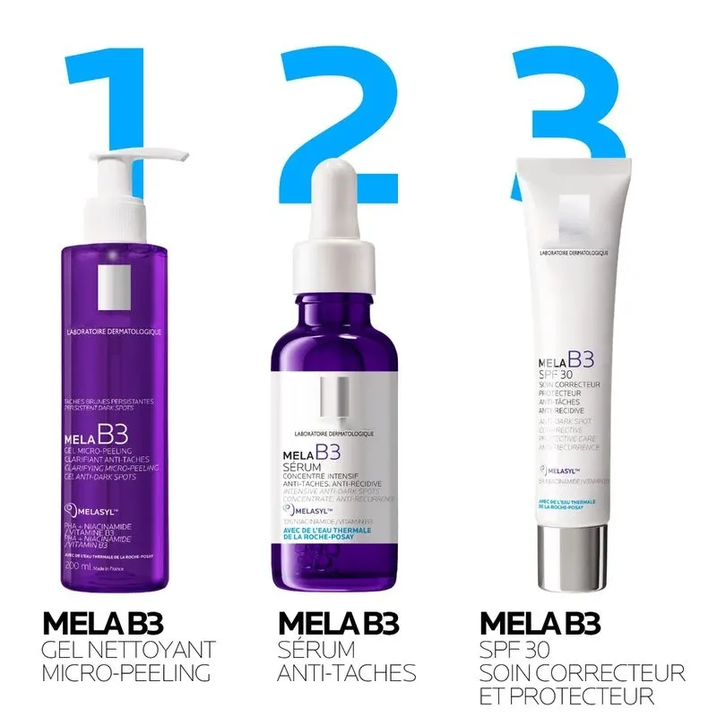 MELA B3 Skincare Set   Micro Peeling Gel,... 