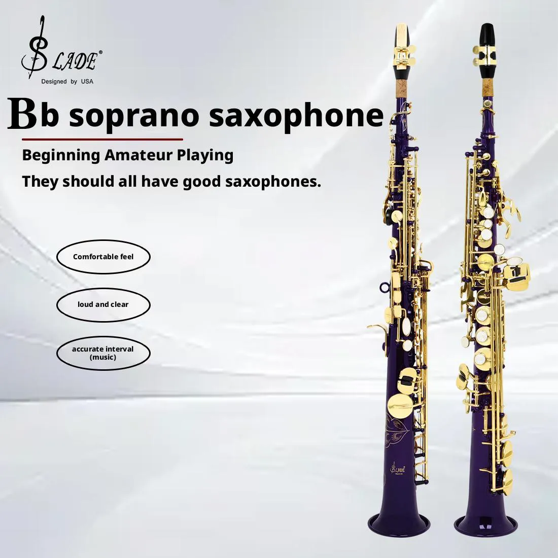 楽器・機材 S LADE designed by USA soprano sax