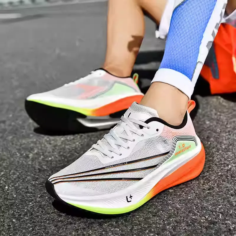 ONKE Running Women Autumn Lightweight Breathable Shock Absorption Mesh Sports Men Thick Bottom Non-slip Wear-resistant_voghion.com