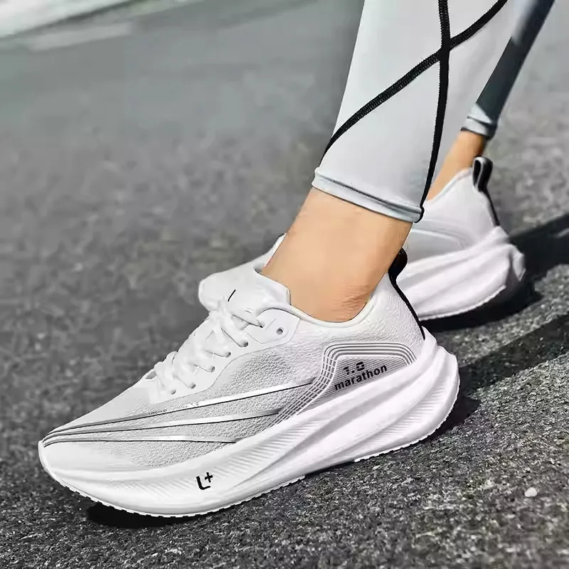 ONKE Running Women Autumn Lightweight Breathable Shock Absorption Mesh Sports Men Thick Bottom Non-slip Wear-resistant_voghion.com