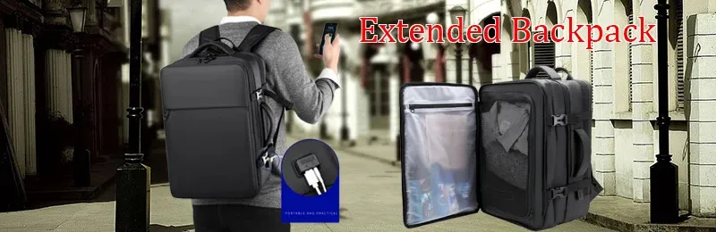 Multimedia Backpack LED Display Business Travel Laptop Backpack for Men - DIY Smart School ...