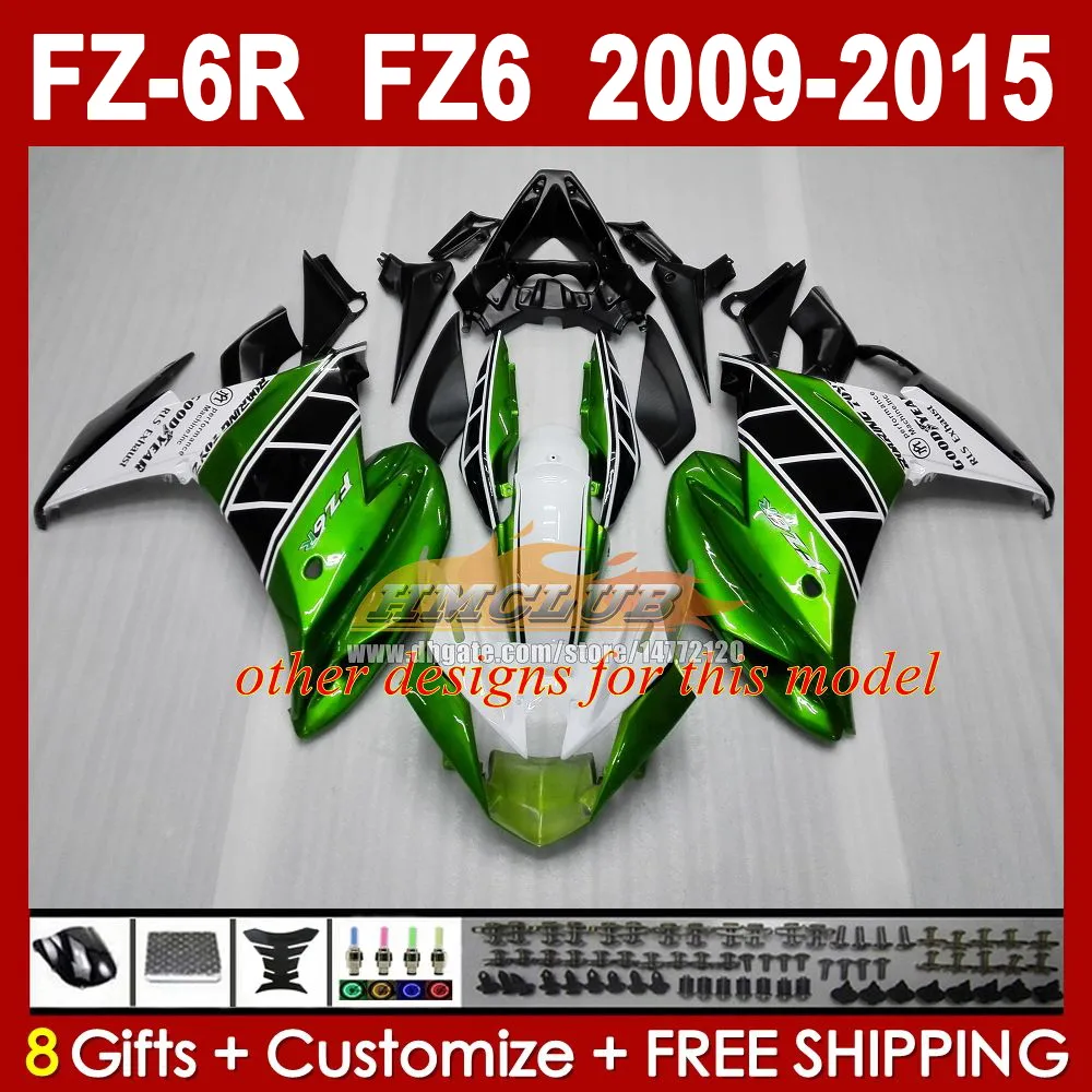 シアン Cyan Black OEM Fz6r Fairings For Yamaha FZ 6R FZX6N 2009
