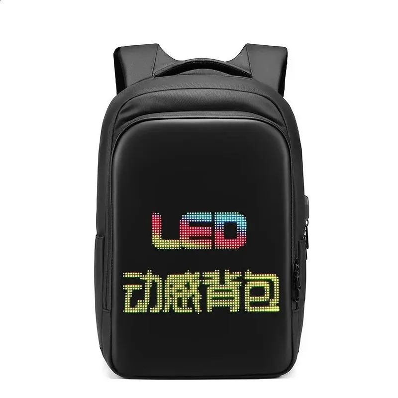 Slimme Programmeerbare LED Laptop Rugzak met Kleurrijke LED Display DIY