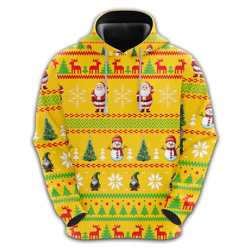 Merry Christmas Graphic Sweatshirts Happy Christmas Gingerbread Man 3D Merry Christmas Graphic Sweatshirts Happy Christmas Gingerbread Man 3D