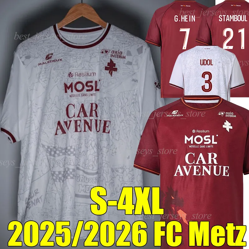 4XL 25/26 FC Metz Soccer Jerseys STAMBOULI UDOL SABALY