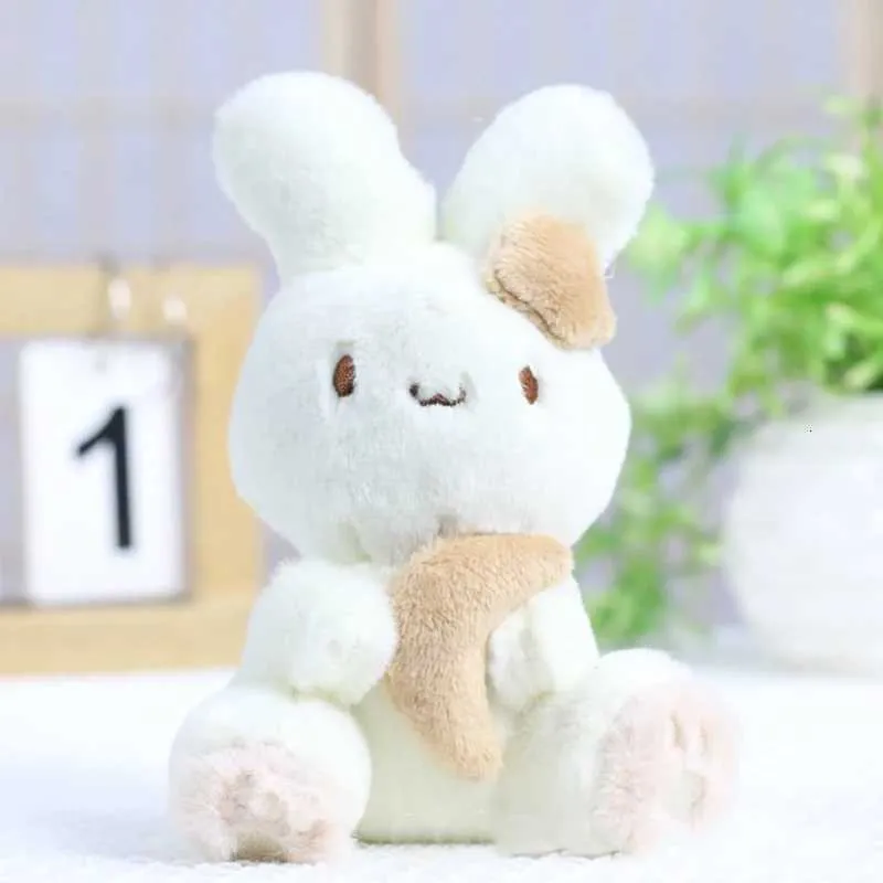 12cm Cute Bunny Pendant Star Moon Rabbit Plush Toy Bag Charm Keychain ...