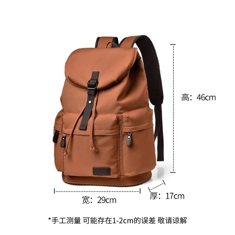 15 inch laptop backpack leather Mens Leather Backpack 15 Inch Leather Laptop Backpack Retro Travel Bac   RockCow Leather Studio