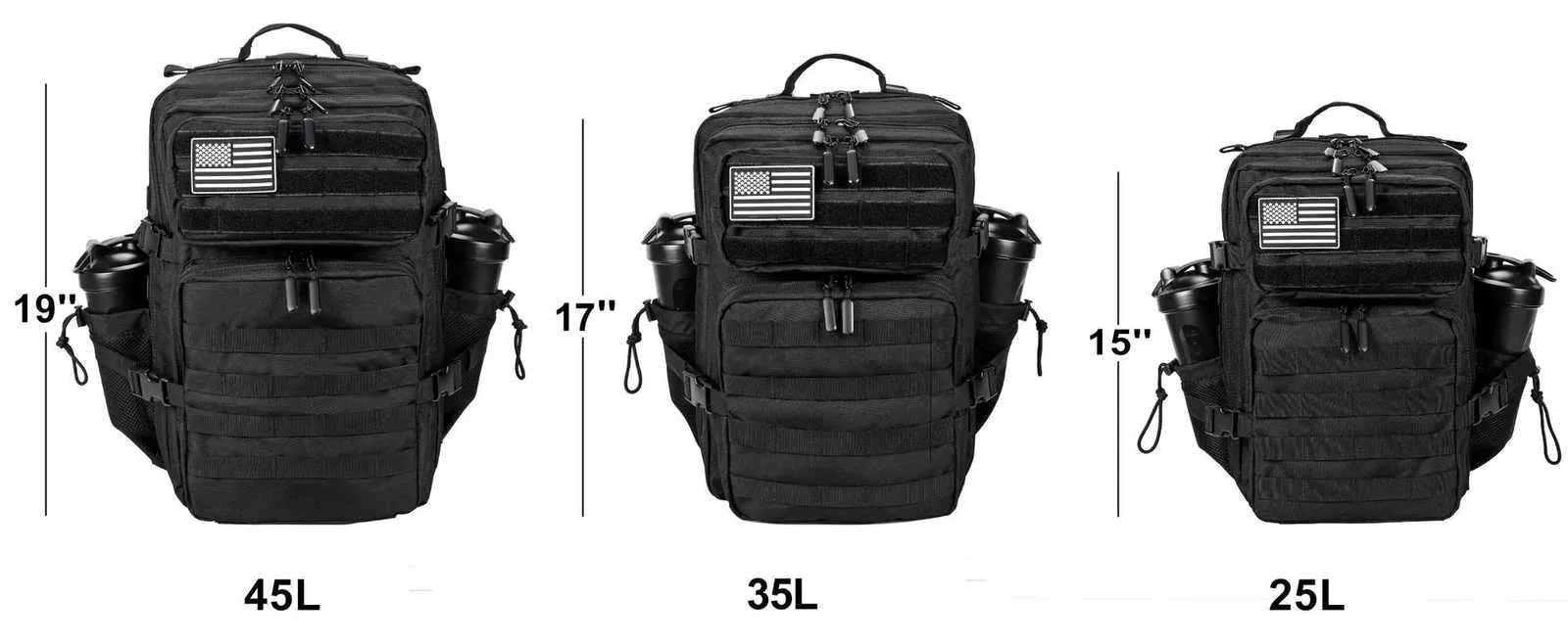 Pilot Rucksacks LHI 45L Outdoor Hiking Backpack: Waterproof Camping Trekking ...