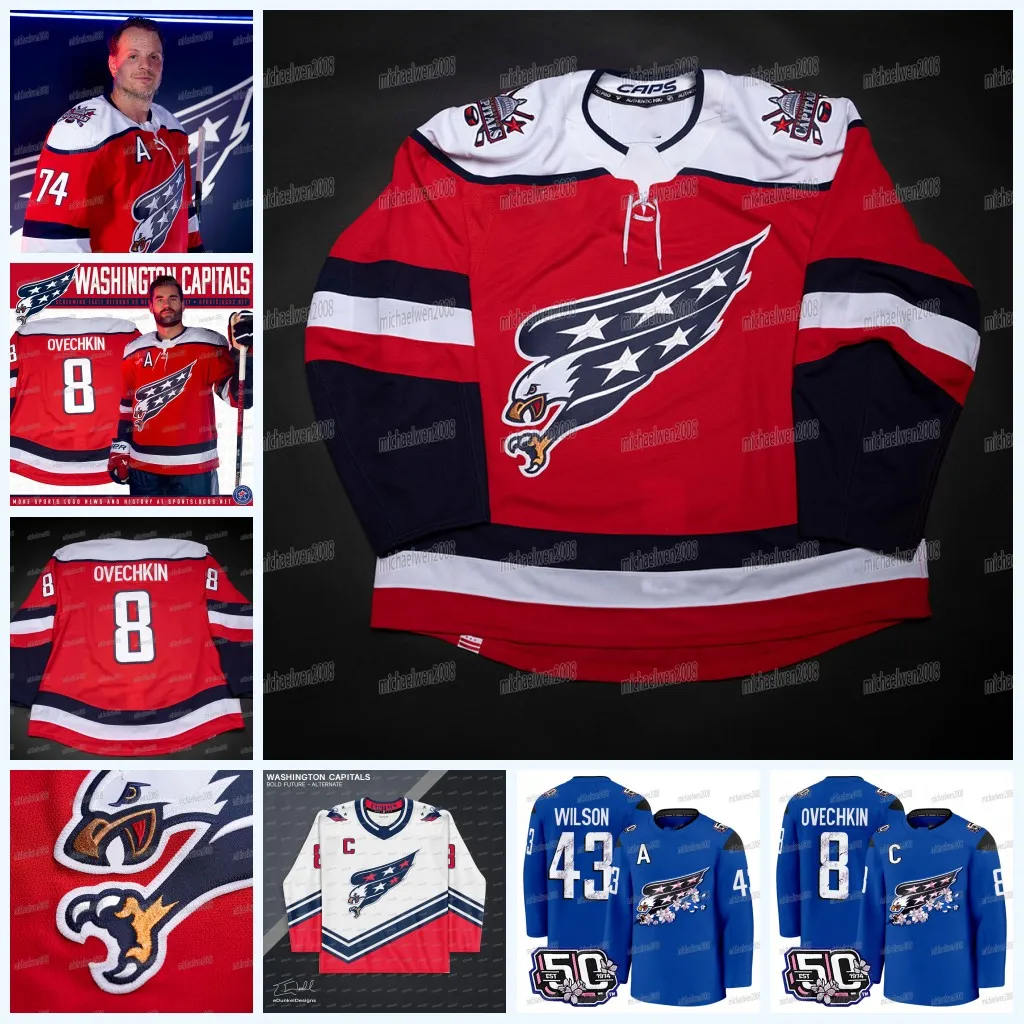 Washington Capitals 2025 26 Third Hockey Jerseys Alex Ovechkin