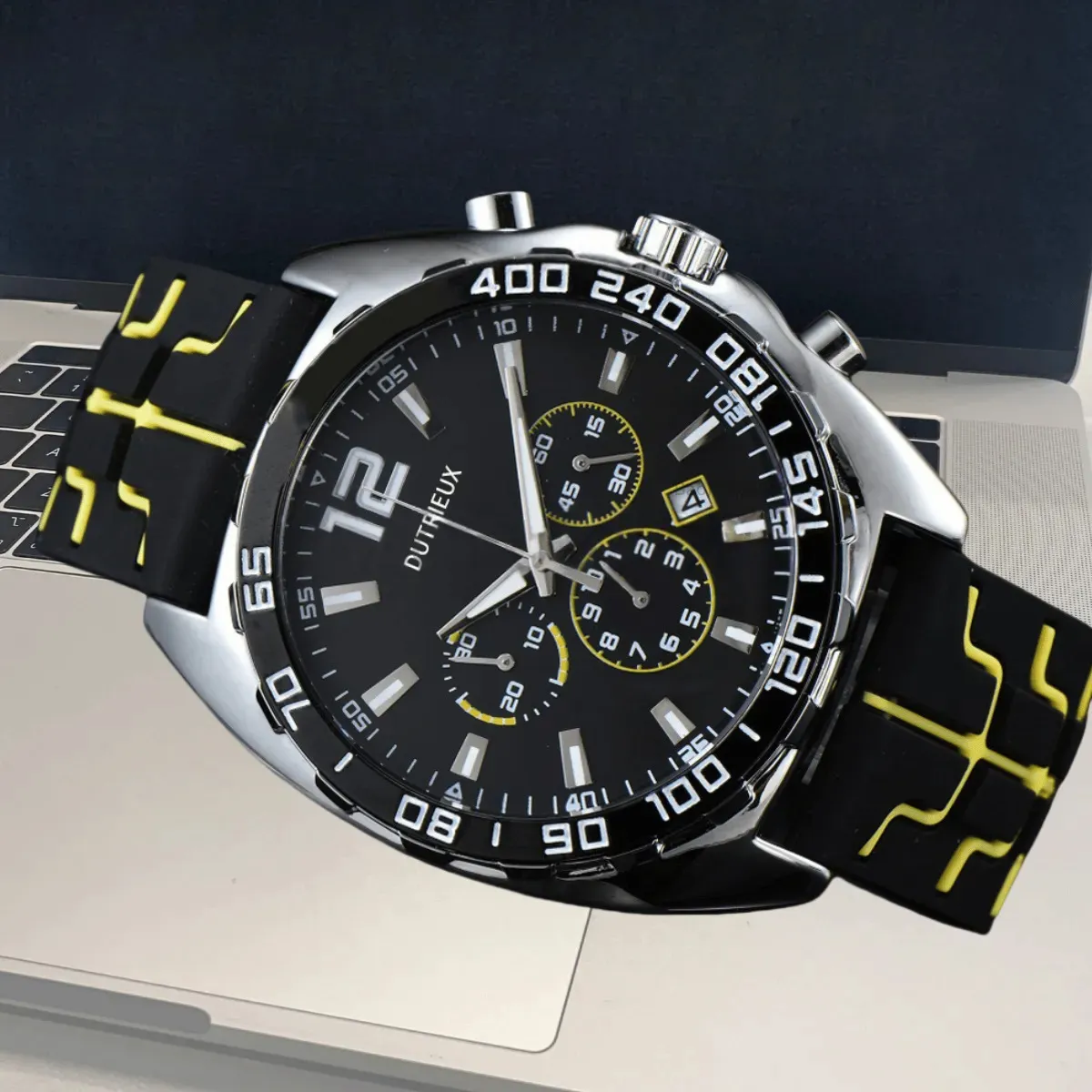 Orologi da uomo di lusso orologio da polso sportivo al quarzo