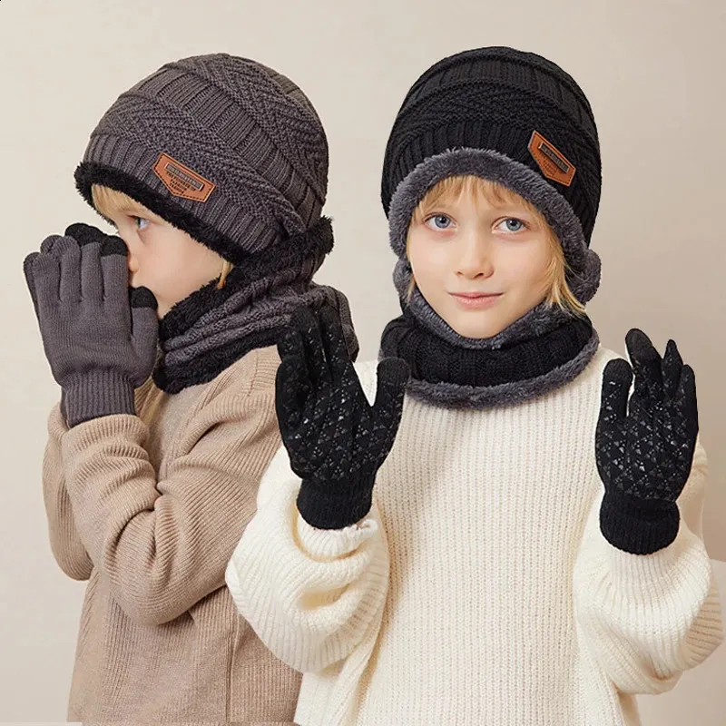 Cappello Da Bambino In Lana Morbida Set 3 Pezzi Con Sciarpa E Guanti Invernale Ragazzi E Ragazze Da 8,39 € | DHgate