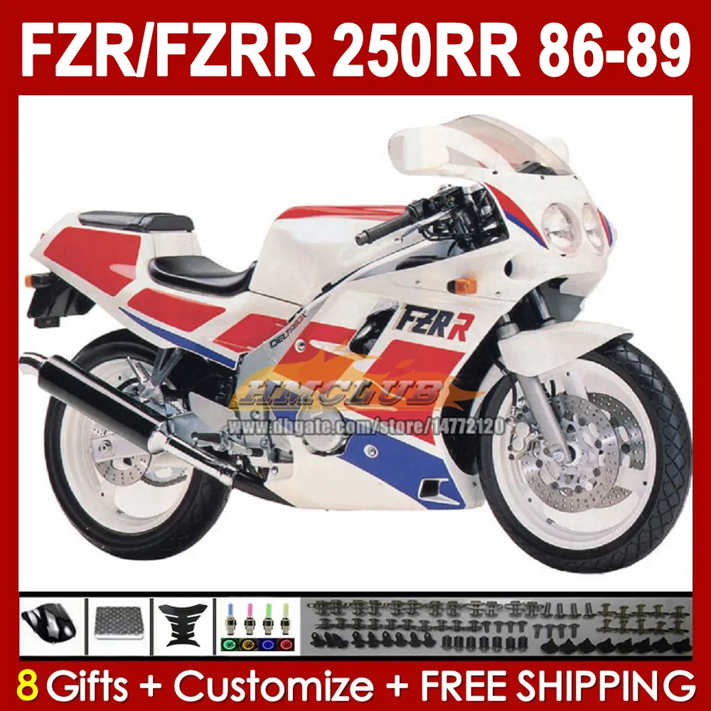 Premium Motorcycle Fairing Kit: Fits YZF 600R 1996-2007 - Blue