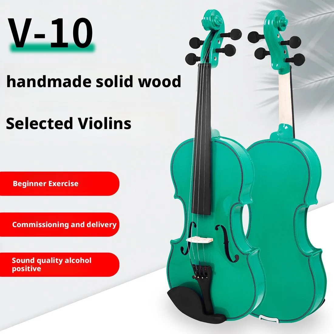 AstonVilla V 10 Solid Wood Violin Basswood Body From