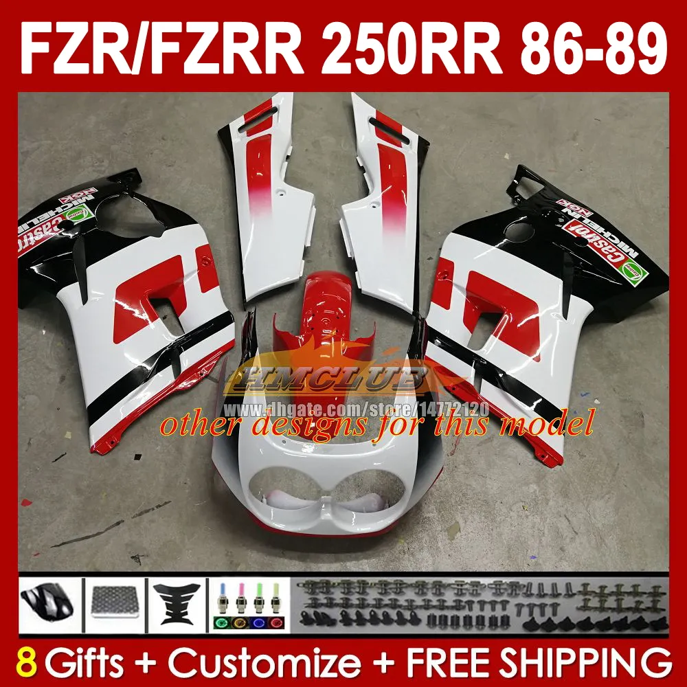 OEM Body Kit For YAMAHA FZR250 R FZRR FZR 250 250R Wine Red
