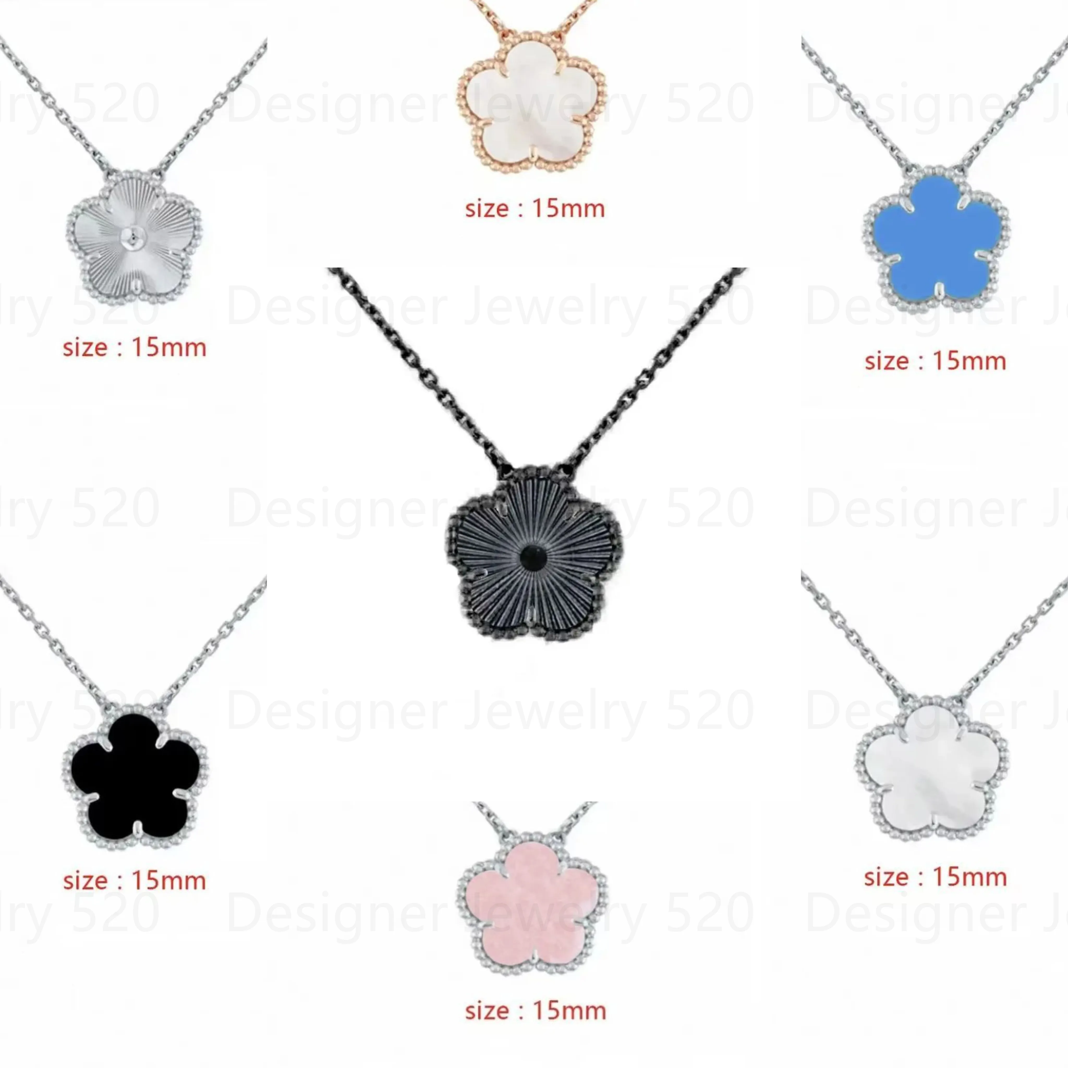 Luxury Designer Gold Clover Necklace Pearl Grain... From ...
