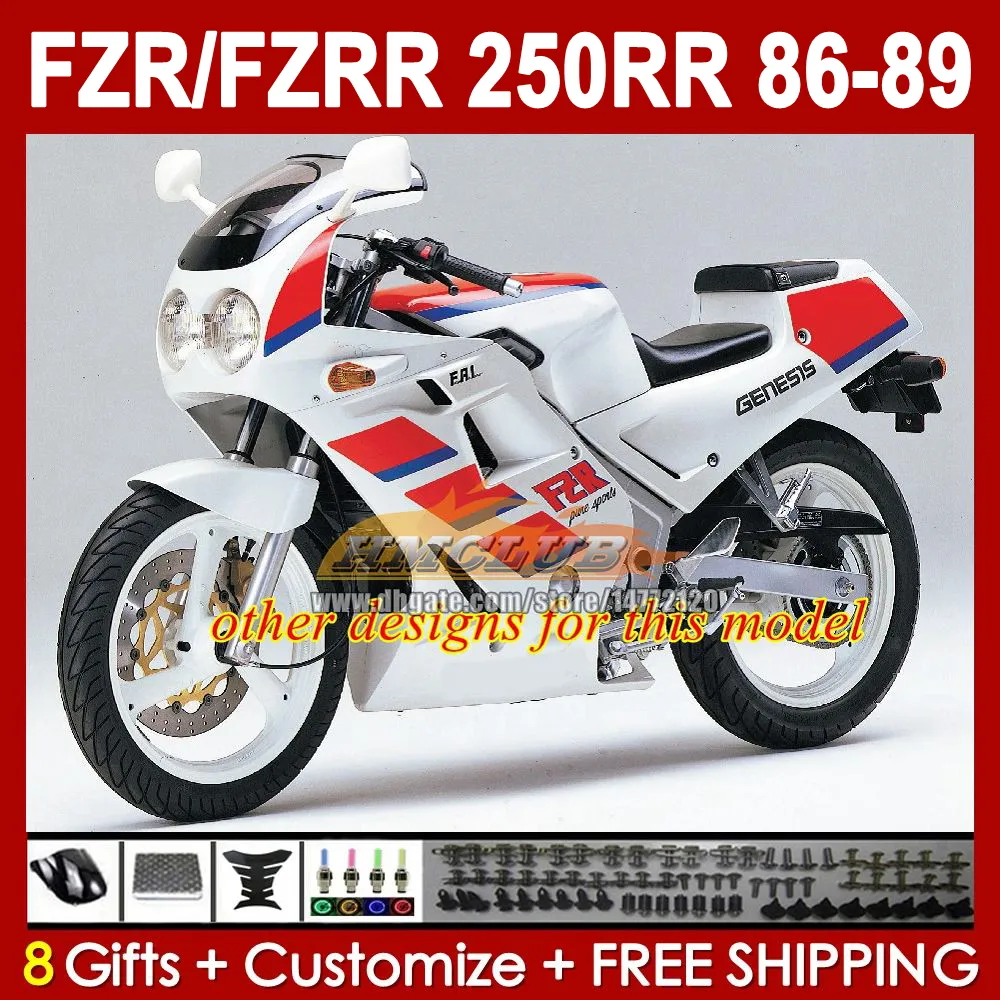 ウェア FZR-R OEM Body Kit For YAMAHA FZR250 R FZRR FZR 250 250R Wine Red