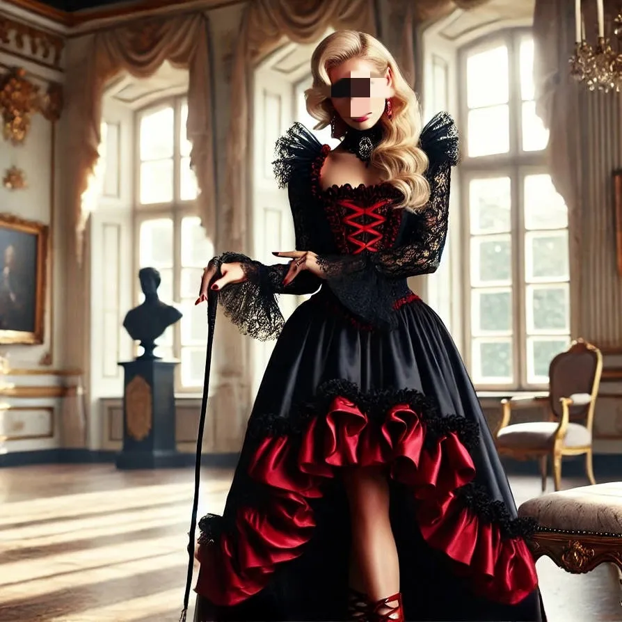 Vampire Formal Vintage Gothic Vampire Vampire Prom Dress With Ruffles, High Low ...