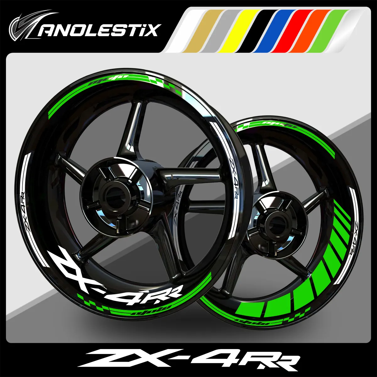For Kawasaki ZX 4RR AnoleStix Reflective Motorcycle... From Anolestix ...